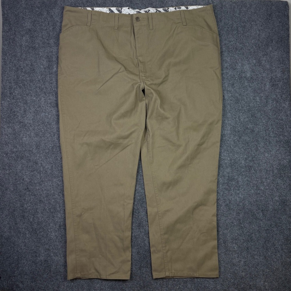 Ben Davis Original Work Pants Mens 52 Khaki Tan Twill Heavy Duty Trousers 0649
